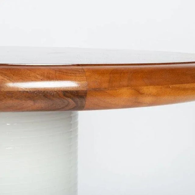1980s Vintage Coffee Table in White Glazed Ceramic, 1980s For Sale - Image 5 of 10