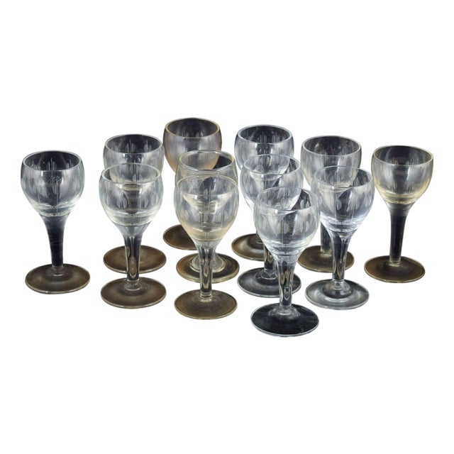 Schnapps Glasses by Per Lütken for Holmegaard, 1950s, Set of 12 For Sale