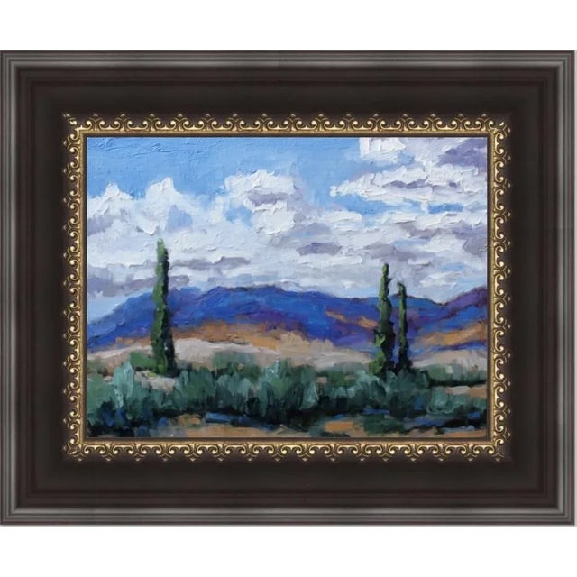 Southwest / Southwestern Cloudscape Oil Painting For Sale - Image 11 of 11