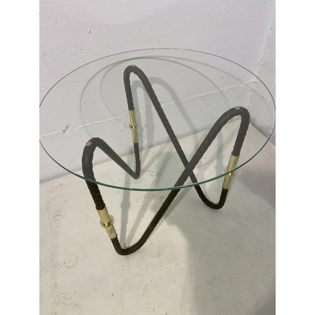 Brass Coffee Table, 1950s For Sale - Image 4 of 12