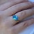 Kai Fine Jewelry Kai Ocean Wave Swiss Blue Topaz East-West Ring in 14k Solid Gold, size 8 For Sale - Image 4 of 4