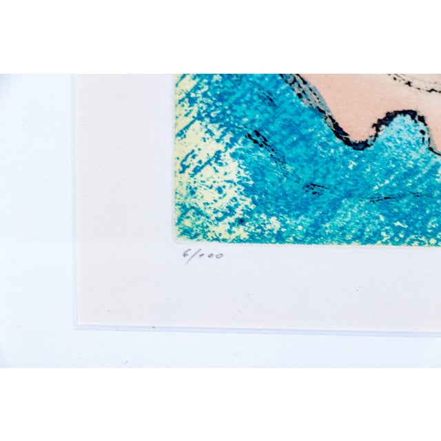 Rare Signed 1973 Dorothea Tanning Surrealist Color Etching En Chair Et En Or Limited Edition 6/100 Capture a significant...