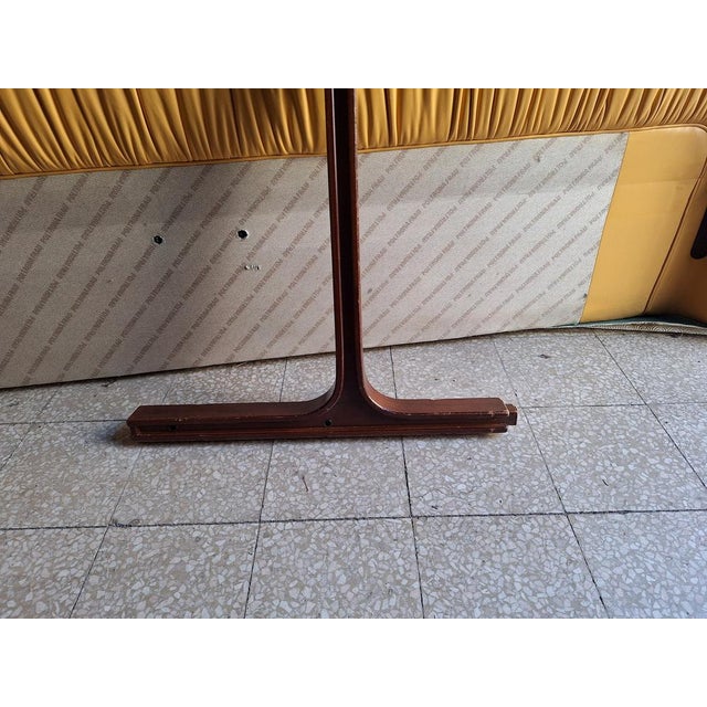 Mid-Century Modern Double Bed in Wood and Green Fabric by Gianfranco Frattini for Bernini, 1960s For Sale - Image 3 of 10