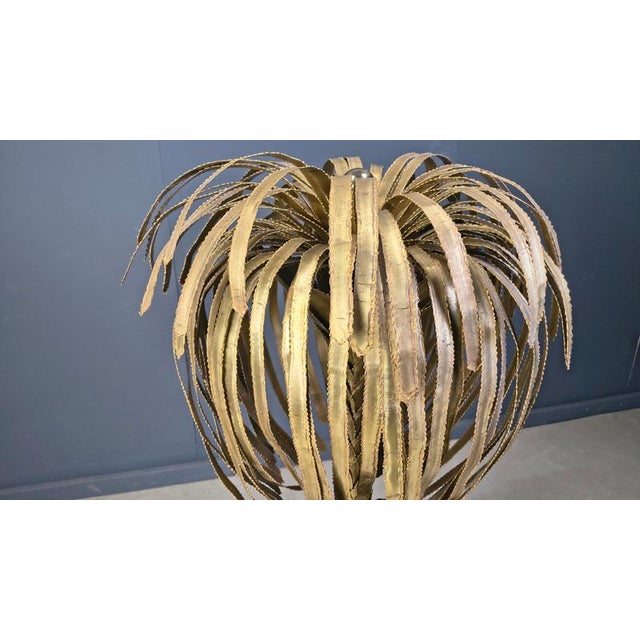 Brass Palm Tree Floor Lamp from Maison Jansen, 1970s For Sale - Image 15 of 18