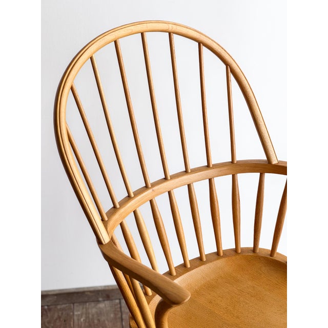 Mid Century CH 18A Chair in Oak by Frits Hennigsen for Carl Hansen For Sale - Image 14 of 18