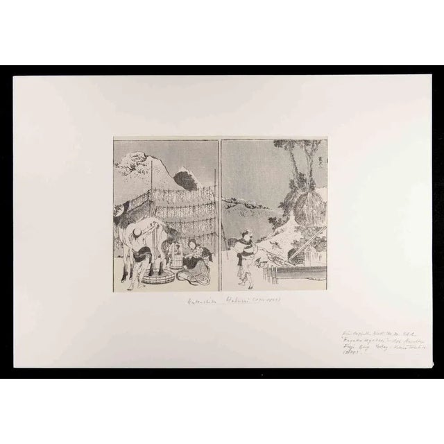 Landscape from "Fugaku Hyakkei" is an original modern artwork realized by Katsushika Hokusai (31 October 1760 – 10 May...