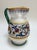 Navy Blue Large Italian Hand Painted Ricco Deruta Pottery Water Pitcher For Sale - Image 8 of 11