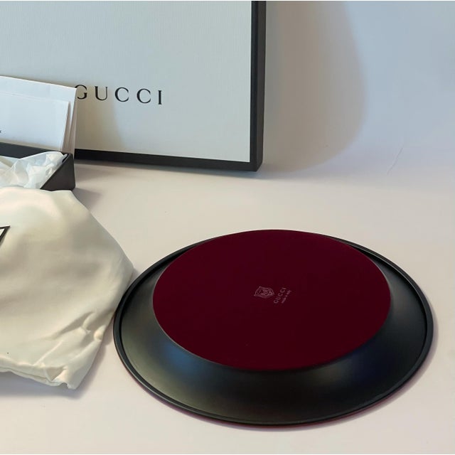 Gucci Red Tiger Tray For Sale - Image 10 of 11
