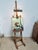 Mid-20th Century Wooden Artists Studio Easel with Integrated Lamp, 1950s For Sale - Image 15 of 18
