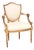 Antique Gilt Wood Salon Chair by S.J Waring, 1880 For Sale