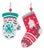 Wood Mitten and Stocking Ornaments (Set of 12) For Sale