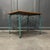 Product: side table. Style: vintage. Material: veneered in maritime pine, tubular steel frame, turquoise. Features:...