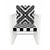 White Wooden Armchair, 1980s For Sale - Image 6 of 6