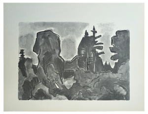 Schmidt-Rottluff, Composition, 1966, Lithograph