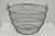 Vintage Industrial Modern Large 24" Metal Wire Oyster Clam Throw Blanket Basket For Sale - Image 4 of 16