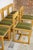 Wood and Fabric Dining Chairs, 1960s, Set of 6 For Sale - Image 10 of 12