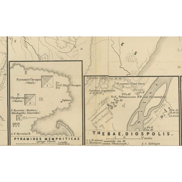 The World in the Assyrian Empires Era Map, 1880 For Sale - Image 4 of 8
