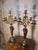 Metal Gilded Bronze and Marble Candelabras, France, 1880, Set of 2 For Sale - Image 7 of 7