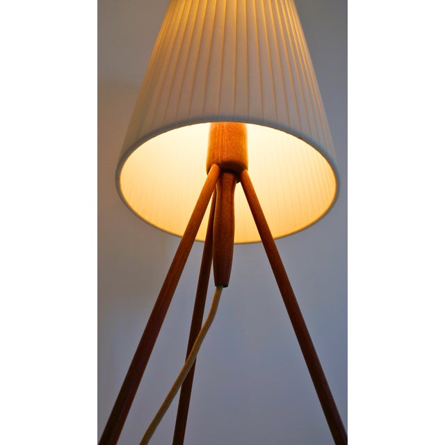 Modern Mid-Century Modern Scandinavian Three-Legged Floor Lamp in Teak, 1960s For Sale - Image 3 of 6
