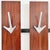 Vintage Danish Wall Coat Rack in Rosewood with Mirror, 1960s For Sale - Image 4 of 6