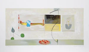 "The Duck Pond: The Meditation Chart," Lithograph