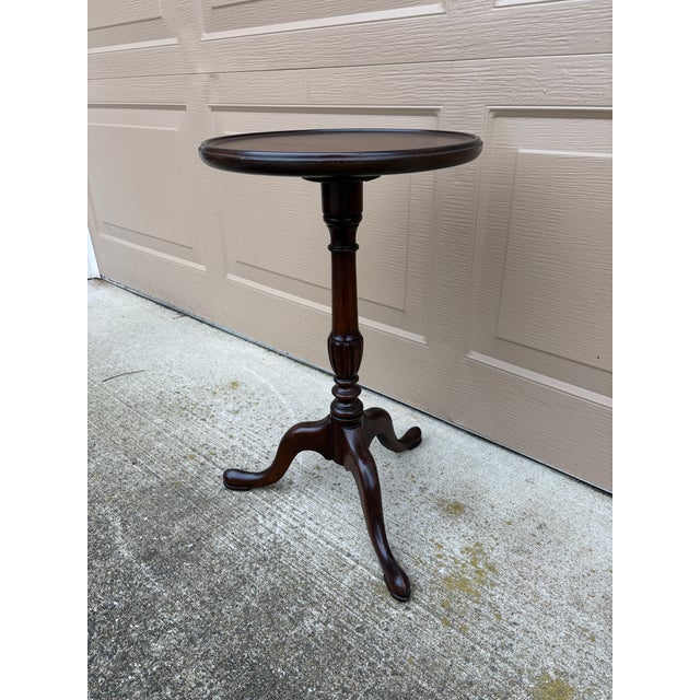 Antique Georgian Mahogany Round Side Table, Early 20th Century For Sale - Image 4 of 9