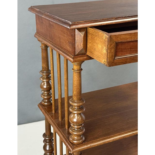 Late 19th Century Vintage Shelf with Drawer, 1870s For Sale - Image 5 of 9