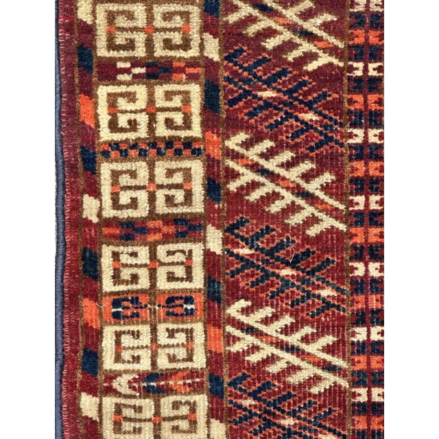 Antique Turkmen Hachlou Square Rug, 1890s For Sale - Image 16 of 18