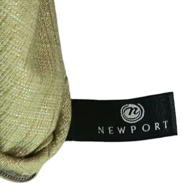 Textile Early 21st Century Green Shimmer Feather Pillows by Newport - Set of 3 For Sale - Image 7 of 12