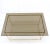 Mid 20th Century Square Solid Brass Bar Profile Base Rectangle Smoked Glass Top Coffee Side Table For Sale - Image 5 of 13