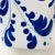 Late 20th Century Early 21st Century Hand-Painted Blue and White Cachepot - Marked Italy For Sale - Image 5 of 7