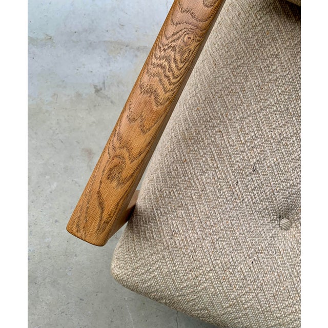 Wood Mid-Century Brutalist Sofa in the style of Pierre Chapo, 1960s For Sale - Image 7 of 18