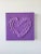 2020s Purple Abstract Heart Painting For Sale - Image 5 of 8