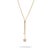 Gold Starlight Glow Lariat Necklace For Sale - Image 8 of 8