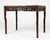 Small vintage hand carved Chinese rosewood table. Graceful lines, this table is the perfect size to put between two club...