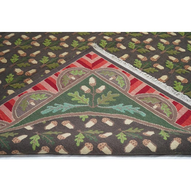 Textile Sumak Rug 9' X 12' For Sale - Image 7 of 11