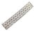 Vintage Italian Micro Diamond Pave Bracelet Woven With Repeating Star Pattern For Sale