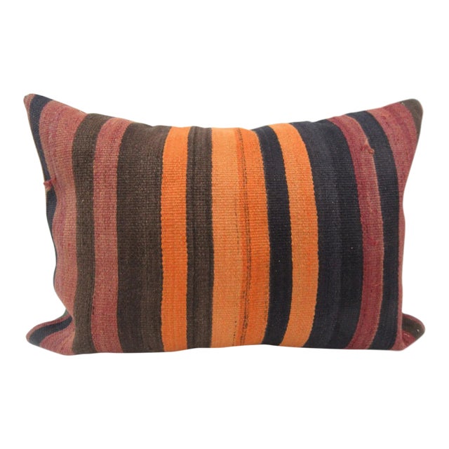 Handmade Turkish Kilim Pillow Cover For Sale