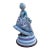 Antique German Porcelain Lady Figurine 10.5” Hand Painted Rococo Statue For Sale