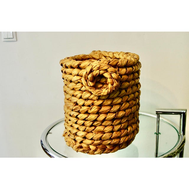 Wastepaper Basket from Frida Minet & Adrien Audoux, 1950s For Sale - Image 6 of 8