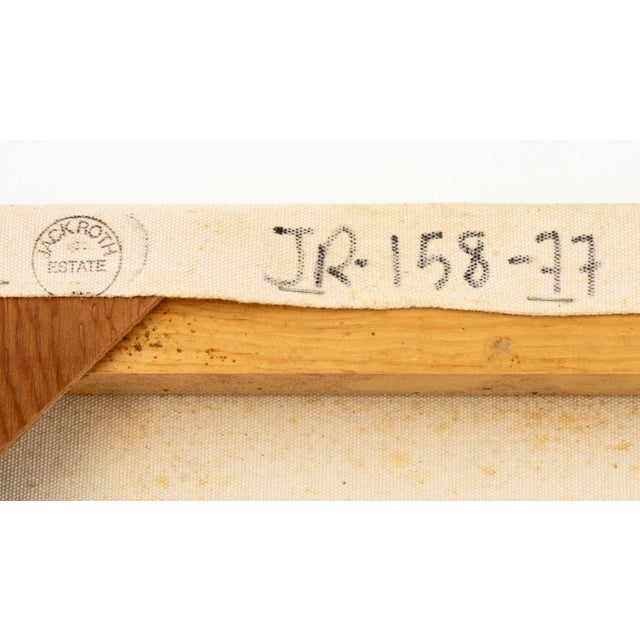 Black Jack Roth Untitled Acrylic on Canvas, 1977 For Sale - Image 8 of 10