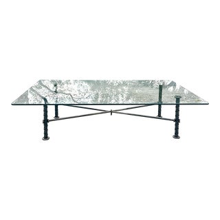 Vintage Boho Signed Ilana Goor Rebar Coffee Table For Sale