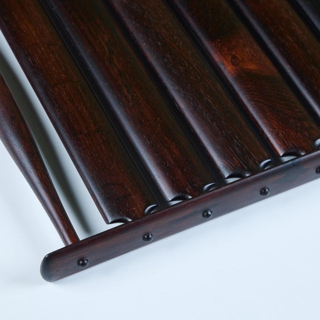 Brown Jens Quistgaard Slatted Rosewood Tray for Dansk "Rare Woods" Collection For Sale - Image 8 of 12
