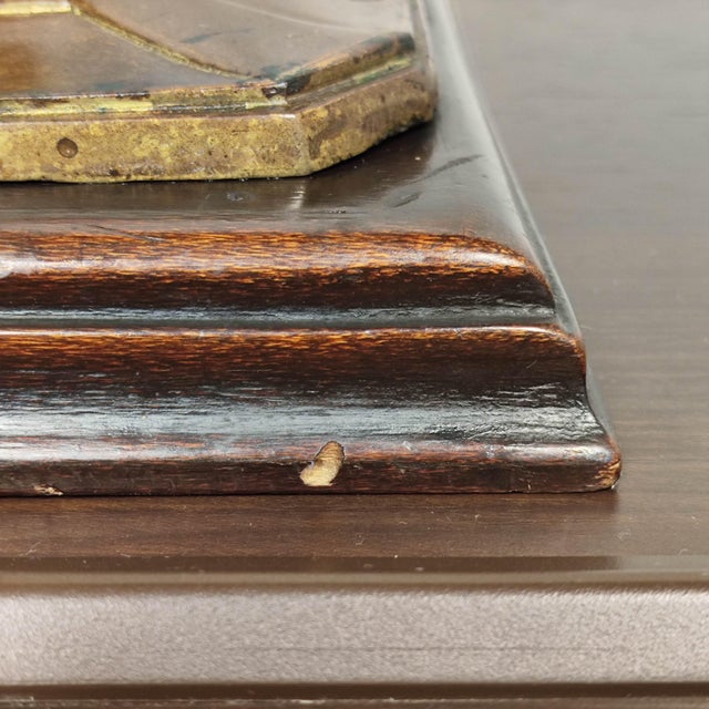 Early 20th Century Italian Art Nouveau/Industrial Brass Desk Lamp For Sale - Image 6 of 13