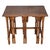 20th Spanish Walnut Nesting and Folding Tables with Turned Legs For Sale - Image 15 of 18