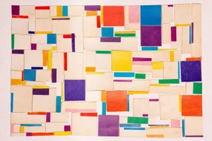 “Candyland #7” Limited Edition Archival Collage Print by Andrew Dresher
