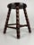 Mid-Century Turned Wood Bobbin Stool in the style of Charles Dudouyt, France, 1950s For Sale - Image 11 of 18