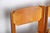 1960s Dining Chairs in Beech & Cognac Leather by Pierre Chapo, 1960s, Set of 4 For Sale - Image 5 of 18