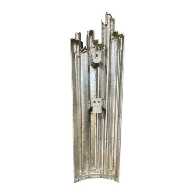Contemporary Visual Comfort Claymore Silver Leaf Sconces - Set of 4 For Sale - Image 3 of 6