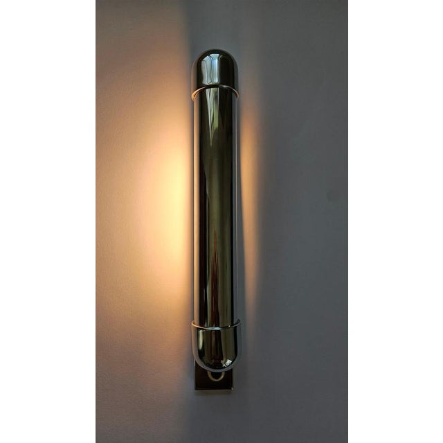 Art Deco Bauhaus Functionalism Chrome Wall Lamp, 1930s For Sale - Image 10 of 18